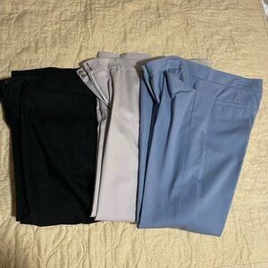 size 8 pant bundle Black, Beige, and Blue